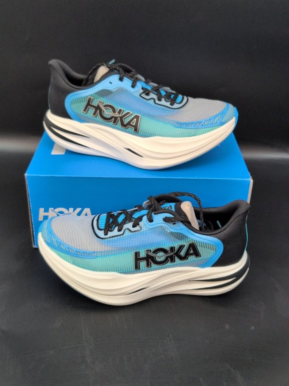 HOKA One One Cielo X1 2.0 Men's Running Shoes US 7.5 Skyward Blue 1162053 SKYW